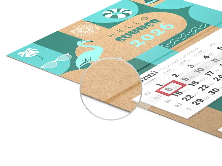 Kalendarze trójdzielny Eco