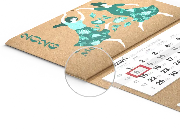 Kalendarz  trójdzielny EKO