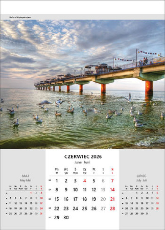 Kalendarz wieloplanszowy STANDARD – Niesamowita Polska | J-WP 116