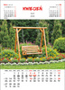 Kalendarz wieloplanszowy STANDARD – Ogrody | J-WP 133