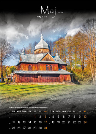 Kalendarz wieloplanszowy STANDARD – Tajemnicze Bieszczady | J-WP 127