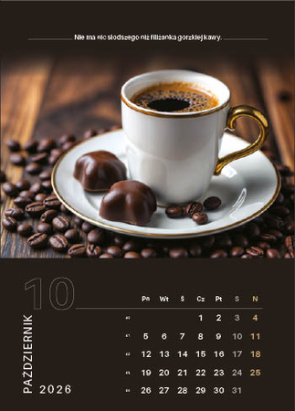 Kalendarz wieloplanszowy STANDARD – Kawa | J-WP 134