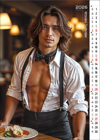 Kalendarz wieloplanszowy STANDARD – Man, passion & work | J-WP148