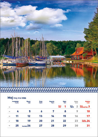 Kalendarz wieloplanszowy STANDARD – Warmia i Mazury | J-WP 122