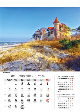Kalendarz wieloplanszowy STANDARD – Nad Bałtykiem | J-WP 120