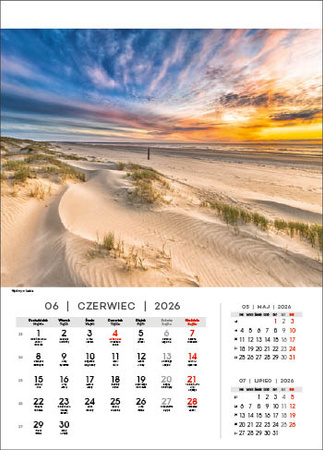 Kalendarz wieloplanszowy STANDARD – Nad Bałtykiem | J-WP 120
