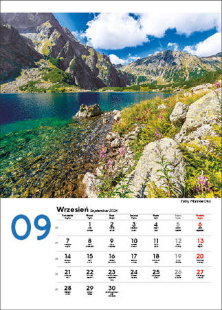 Kalendarz wieloplanszowy STANDARD – Malownicza Polska | J-WP 118