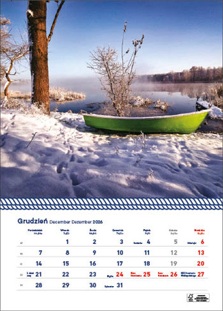 Kalendarz wieloplanszowy STANDARD – Warmia i Mazury | J-WP 122