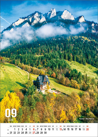Kalendarz wieloplanszowy STANDARD – Polskie góry | J-WP 117
