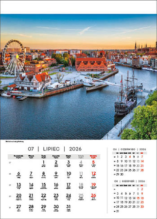 Kalendarz wieloplanszowy STANDARD – Nad Bałtykiem | J-WP 120
