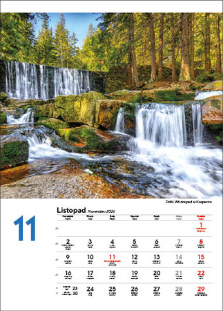 Kalendarz wieloplanszowy STANDARD – Malownicza Polska | J-WP 118