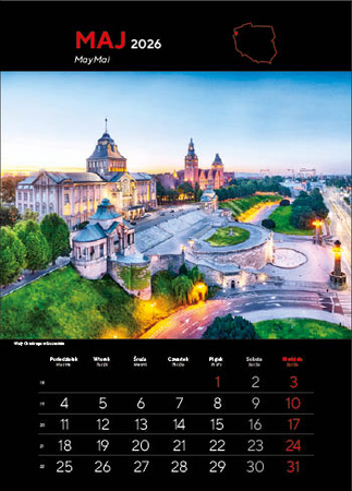 Kalendarz wieloplanszowy STANDARD – Najpiękniejsze miasta Polski | J-WP 119