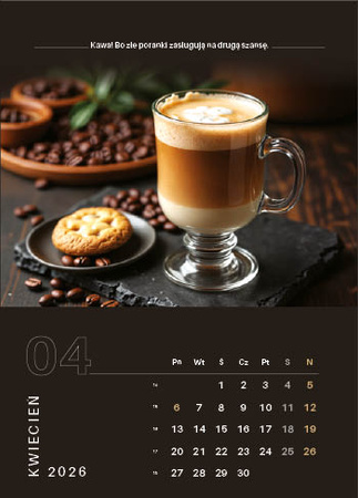Kalendarz wieloplanszowy STANDARD – Kawa | J-WP 134