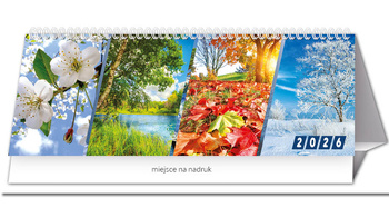 Terminarz biurkowy STOJĄCY – 4 pory roku | J-TBS155