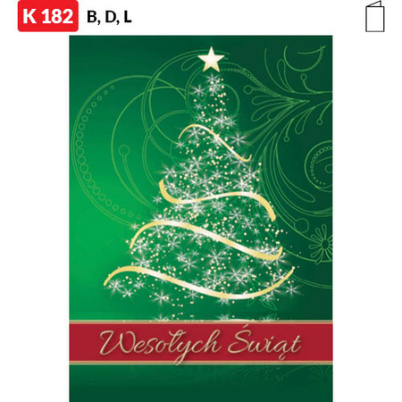 Karnet świąteczny BIZNES | J-K 181
