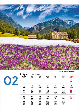 Kalendarz wieloplanszowy STANDARD – Malownicza Polska | J-WP 118