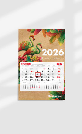 Kalendarz jednodzielny ECO | KA-KJ/E