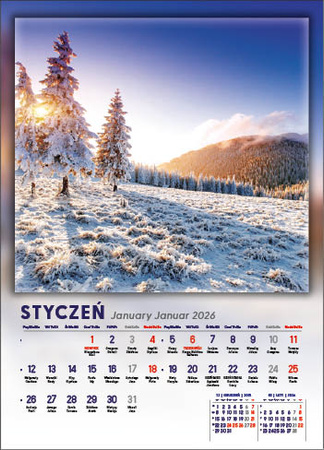 Kalendarz wieloplanszowy STANDARD – 4 pory roku | J-WP 115