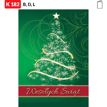 Karnet świąteczny BIZNES | J-K181