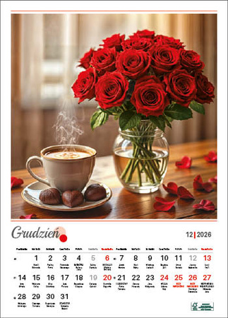 Kalendarz wieloplanszowy STANDARD – Bukiety | J-WP 130