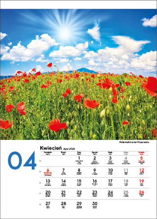 Kalendarz wieloplanszowy STANDARD – Malownicza Polska | J-WP 118