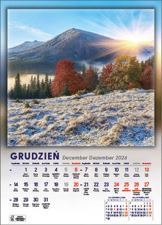 Kalendarz wieloplanszowy STANDARD – 4 pory roku | J-WP 115
