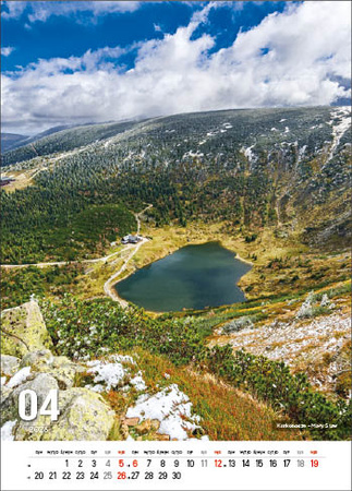 Kalendarz wieloplanszowy STANDARD – Polskie góry | J-WP 117