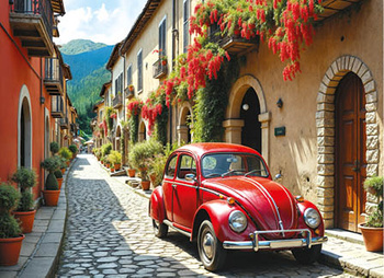 Kalendarz trójdzielny STANDARD – Uliczka | J-T68BK