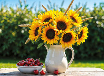 Kalendarz trójdzielny STANDARD – Słoneczniki | J-T52BK