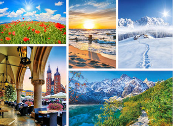 Kalendarz trójdzielny STANDARD – Magiczna Polska | J-T63BK