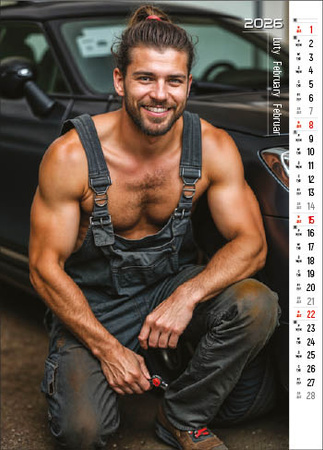 Kalendarz wieloplanszowy STANDARD – Man, passion & work | J-WP148