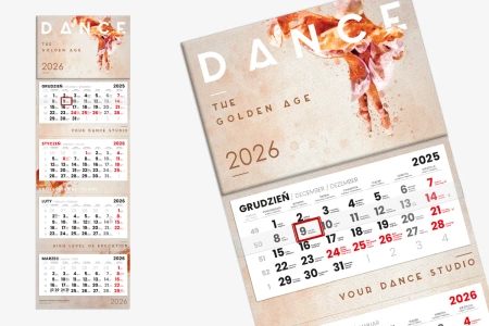 Kalendarz czterodzielny | KA-KC/C