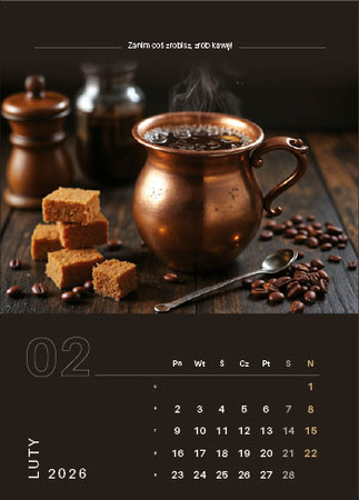 Kalendarz wieloplanszowy STANDARD – Kawa | J-WP 134