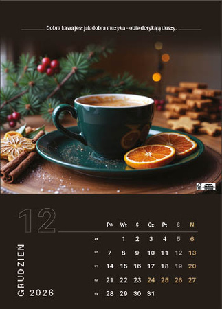 Kalendarz wieloplanszowy STANDARD – Kawa | J-WP 134