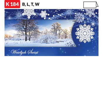 Karnet świąteczny BIZNES | J-K 183