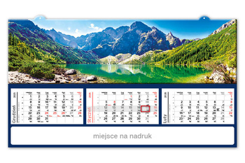 Kalendarz trójdzielny PANORAMICZNY – Morskie Oko | J-TLZ 101