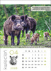 Kalendarz wieloplanszowy STANDARD – Leśne rodziny | J-WP 128