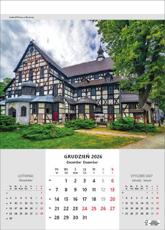 Kalendarz wieloplanszowy STANDARD – Niesamowita Polska | J-WP 116