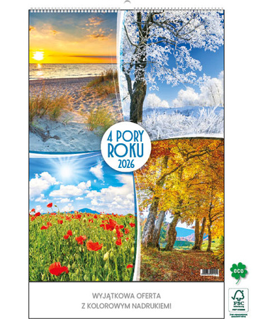 Kalendarz wieloplanszowy STANDARD – 4 pory roku | J-WP 115