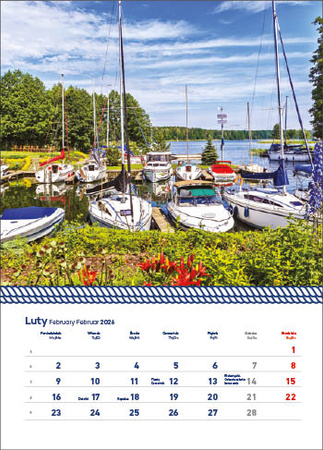 Kalendarz wieloplanszowy STANDARD – Warmia i Mazury | J-WP 122