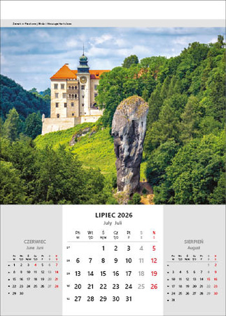 Kalendarz wieloplanszowy STANDARD – Niesamowita Polska | J-WP 116