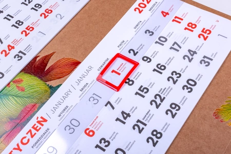 Kalendarz trójdzielny ECO | KA-KT/E