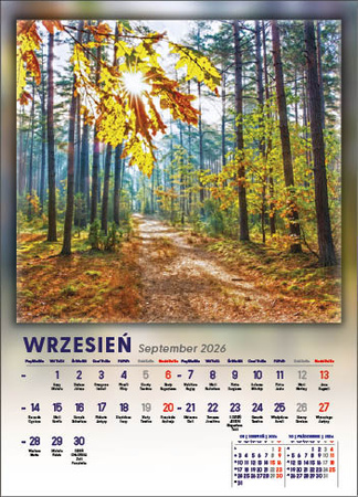 Kalendarz wieloplanszowy STANDARD – 4 pory roku | J-WP 115