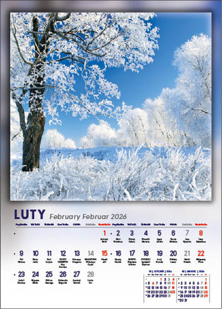 Kalendarz wieloplanszowy STANDARD – 4 pory roku | J-WP 115