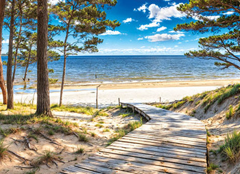 Kalendarz czterodzielny – Bałtycka plaża | J-C 85 BK