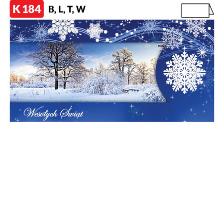 Karnet świąteczny BIZNES | J-K183