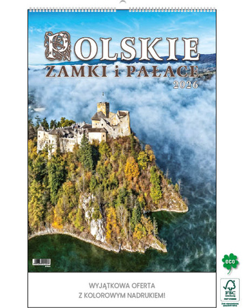 Kalendarz wieloplanszowy STANDARD – Polskie zamki i pałace | J-WP 126