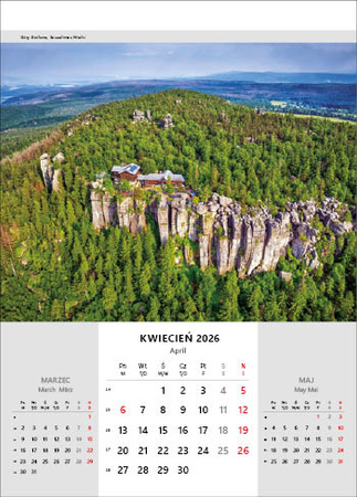 Kalendarz wieloplanszowy STANDARD – Niesamowita Polska | J-WP 116