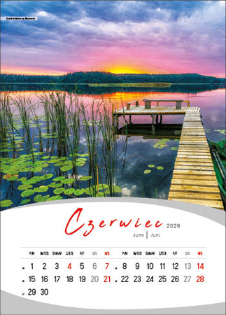 Kalendarz wieloplanszowy STANDARD – Magiczna Polska | J-WP 124
