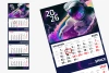 Kalendarz czterodzielny | KA-KC/C